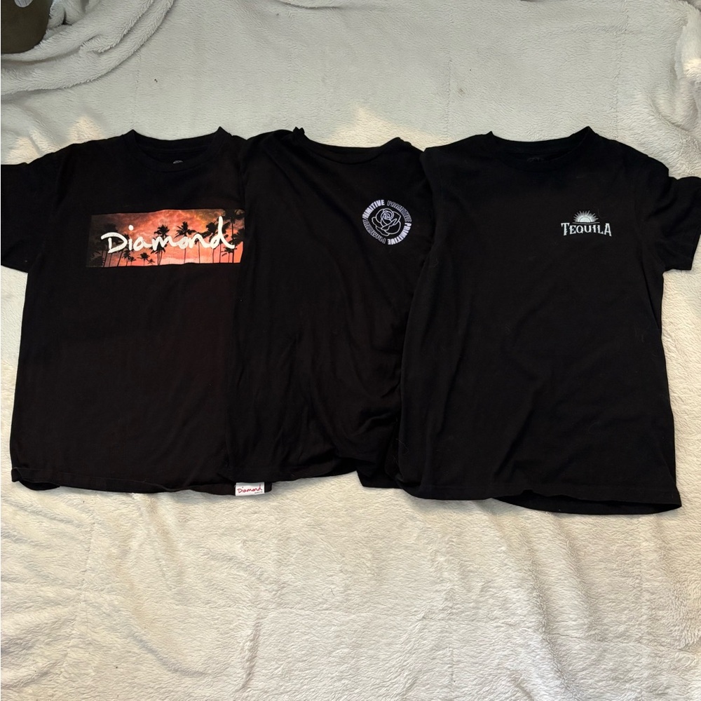 Black Graphic T-Shirts bundle